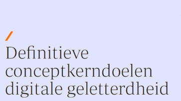 Definitieve conceptkerndoelen digitale geletterdheid.